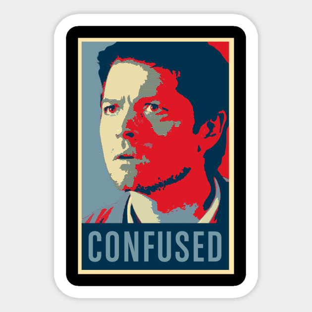 Cas is Confused Sticker by SuperSamWallace